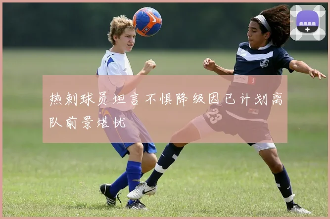 热刺球员坦言不惧降级因已计划离队前景堪忧